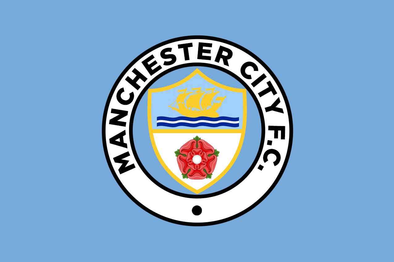 Cờ Manchester City FC với huy hiệu cũ (1972/1997); Bóng đá (Anh): r/ImagesOfEngland